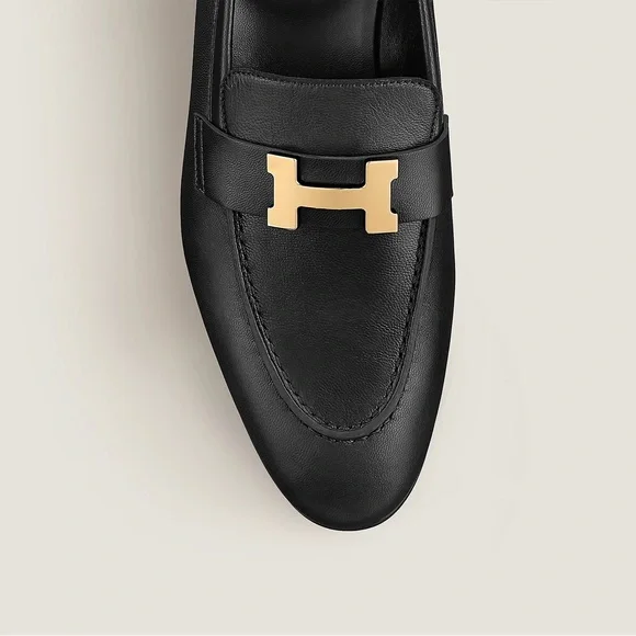 Hermes 🖤💛 Paris Loafer